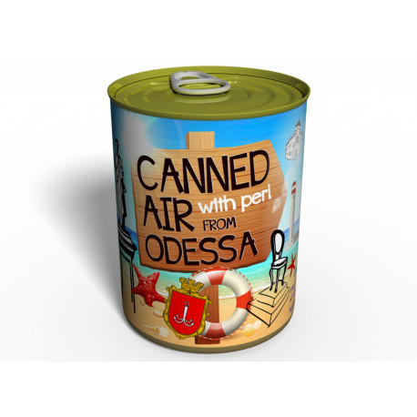 Canned Air From Odessa With Perl - Unique Gift From Ukraine
