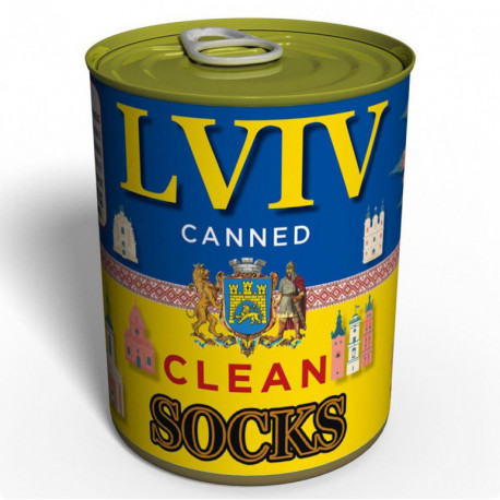 Canned Clean Socks From Lviv - Оригінальний Сувенір